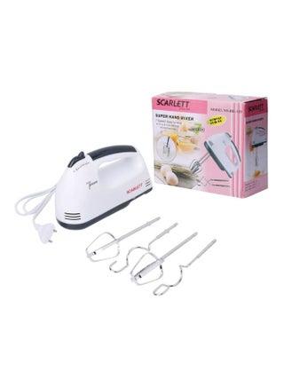 Scarlett 7-Speed Electric Super Hand Mixer W HE-133 White