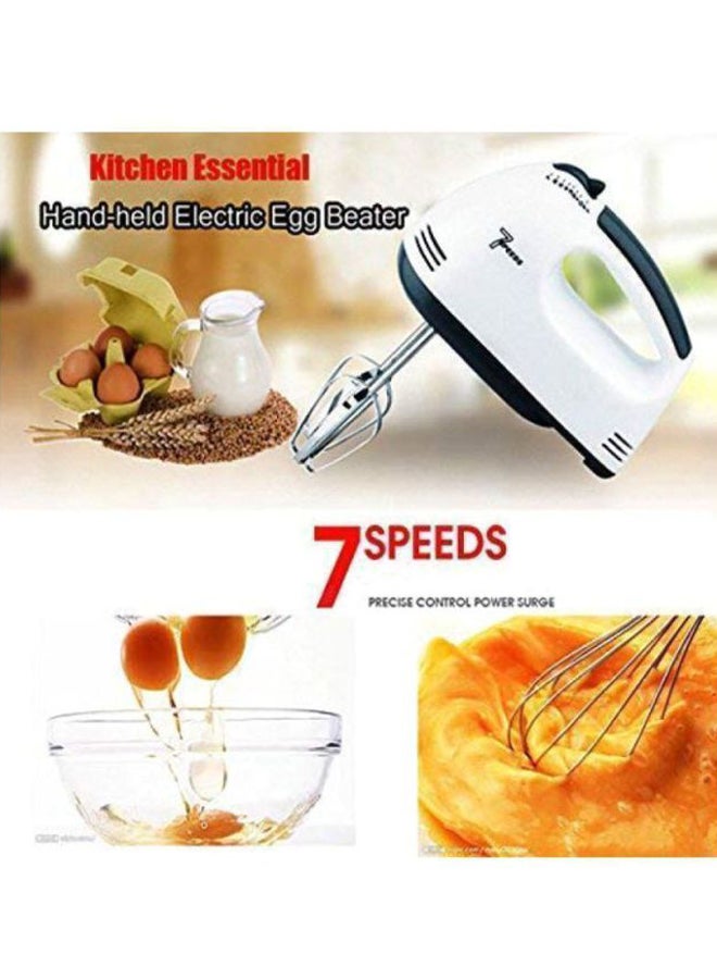 7-Speed Electric Super Hand Mixer 260.0 W HE-133 White/Silver/Grey - v1622702948/N33004274A_5