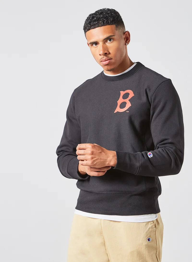 Champion Boston MLB Reverse Weave Sweatshirt Black