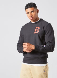 Boston MLB Reverse Weave Sweatshirt Black