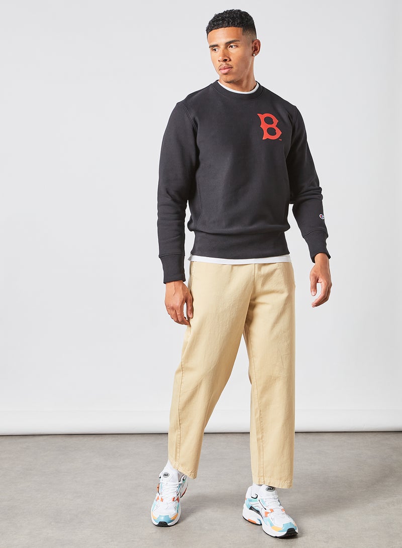 Champion - Boston MLB Reverse Weave Sweatshirt Black - Image 1