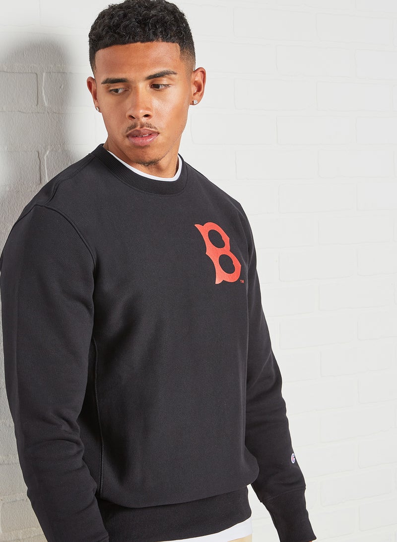 Champion - Boston MLB Reverse Weave Sweatshirt Black - Image 1