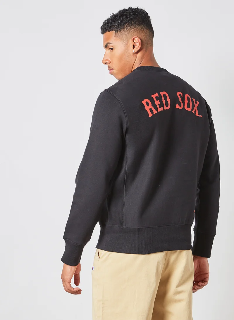 Champion Boston MLB Reverse Weave Sweatshirt Black