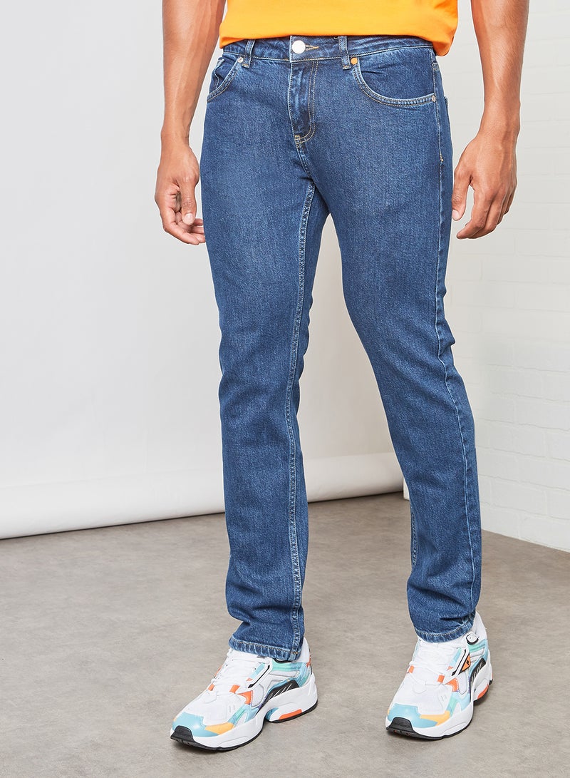 LES BENJAMINS Straight Fit Jeans Denim  - Image 1