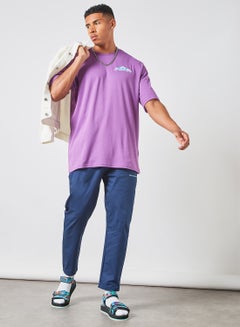 LES BENJAMINS Regular Fit Trousers Navy  - Image 2