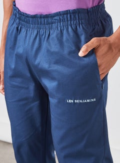 LES BENJAMINS Regular Fit Trousers Navy  - Image 4