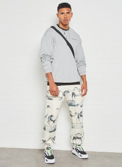 LES BENJAMINS Oversized Sweatshirt Light Grey  - Image 2