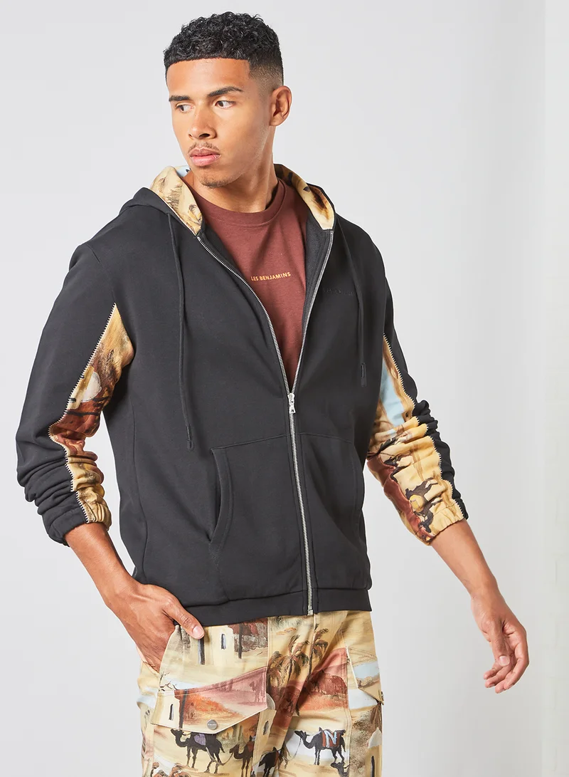 LES BENJAMINS Zip-Up Hoodie