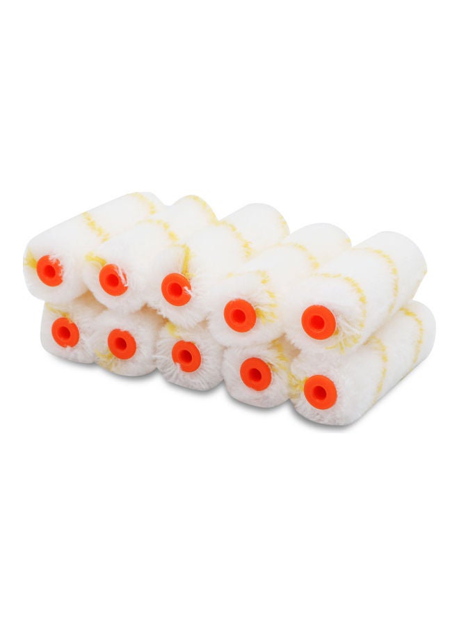 Tower 10-Piece Acrylic Fabric Roller Covers Multicolour 4inch - Image 2