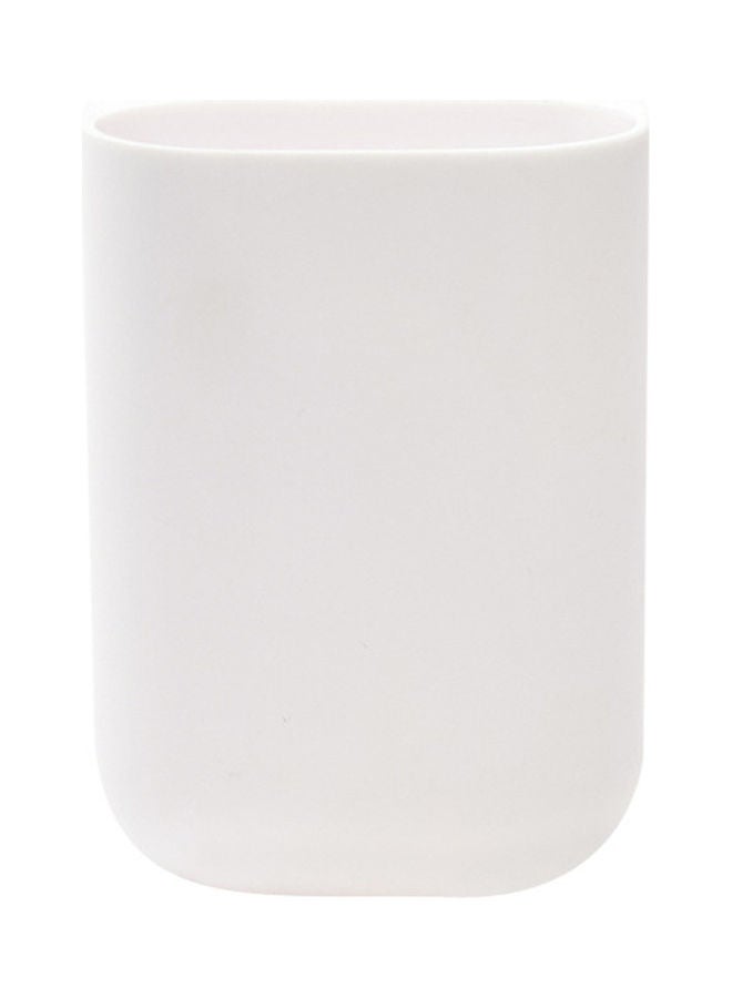 Self Adhesive Desk Hanging Storage Box White