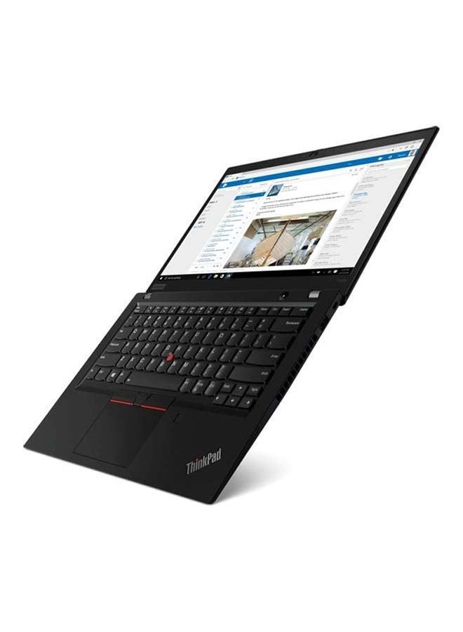 Lenovo ThinkPad T490s Touchscreen Laptop With 14-Inch Fulll HD Display, Core i7-8565U Processer/8GB RAM/512GB SSD/Intel UHD Graphics English/Arabic Black  - Image 1
