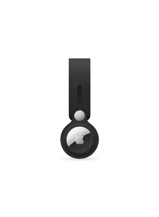 HYPHEN - Silicone AirTag Loop Strap Black - Image 1