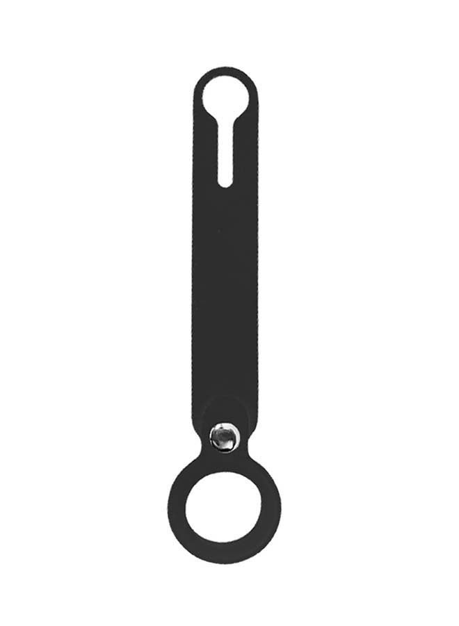 HYPHEN - Silicone AirTag Loop Strap Black - Image 1