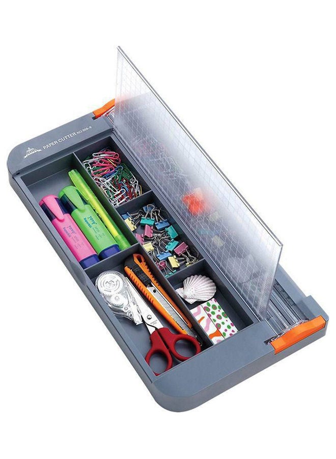 Portable Manual A4 Paper Trimmer Cutter Storage Box Multicolour - Image 1