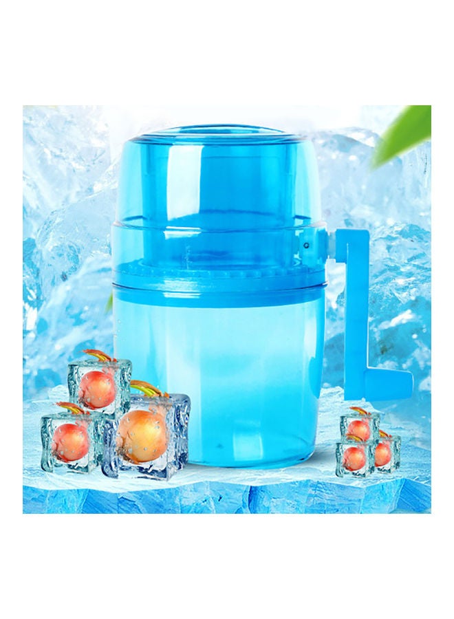 Generic - Portable Manual Ice Cone Maker Crusher Blue 20x14x1cm - Image 1
