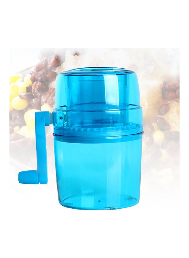 Generic - Portable Manual Ice Cone Maker Crusher Blue 20x14x1cm - Image 1
