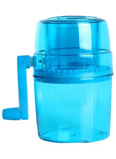 Portable Manual Ice Cone Maker Crusher Blue 20x14x1cm