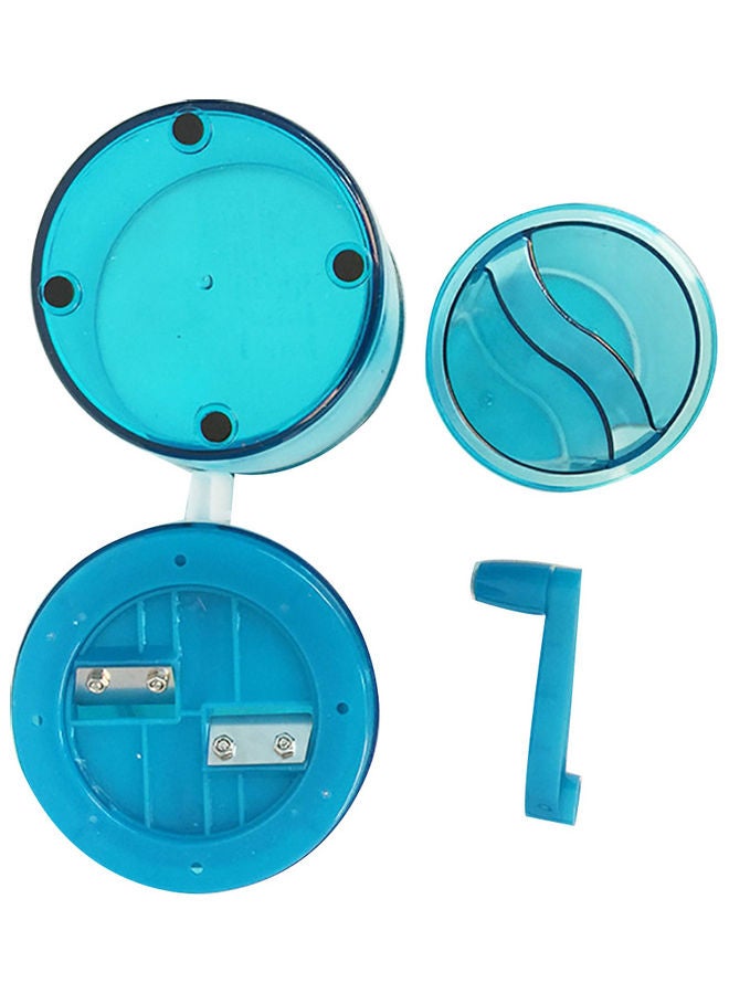 Generic - Portable Manual Ice Cone Maker Crusher Blue 20x14x1cm - Image 1
