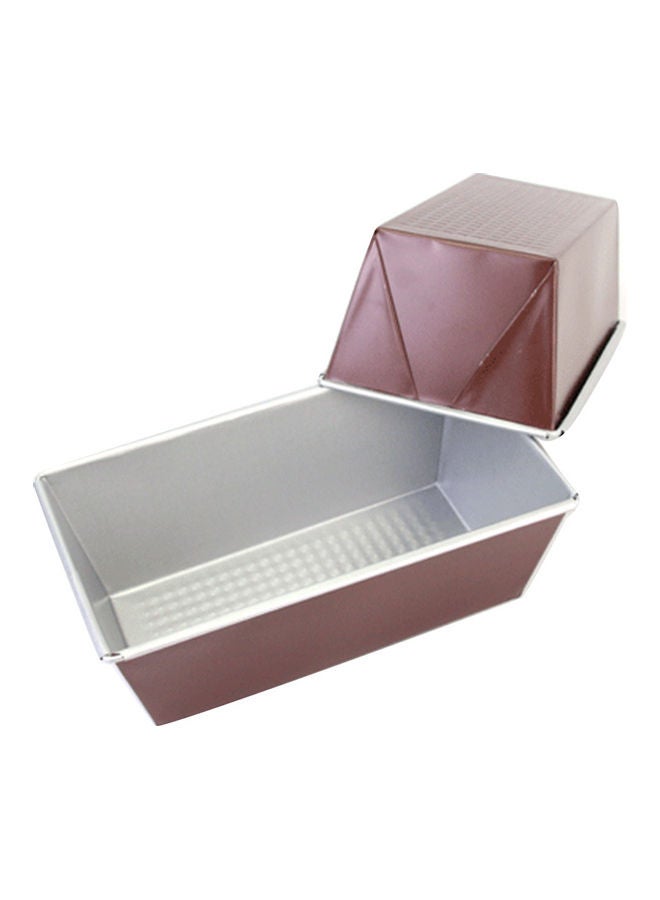 Non-Stick Carbon Steel Cake Bread Loaf Pan Brown/Grey  - Image 5