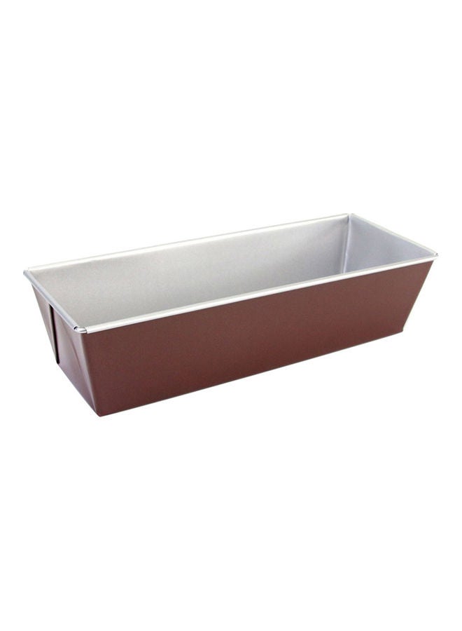 Non-Stick Carbon Steel Cake Bread Loaf Pan Brown/Grey  - Image 1