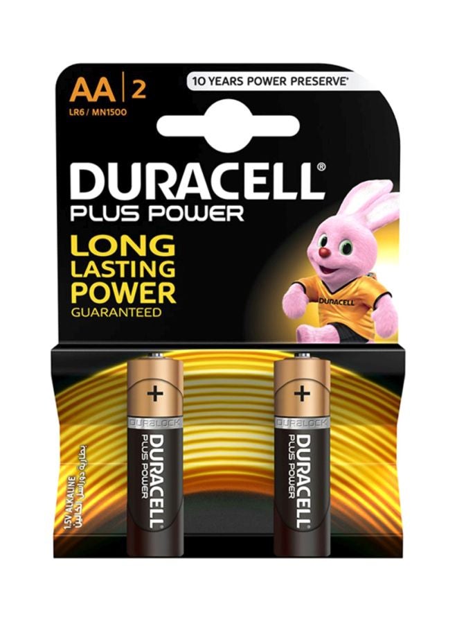 دوراسيل عبوة من 2 بطارية منزلية بلاس باور AA متعدد الألوان - Image 1