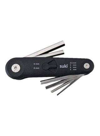 Folding Hex Key Wrench Tool Black/Silver - v1622705964/N19728556A_1