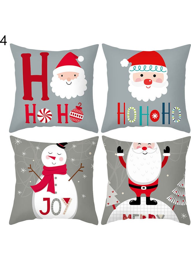 4-Piece Decorative Cushion Cover Multicolour