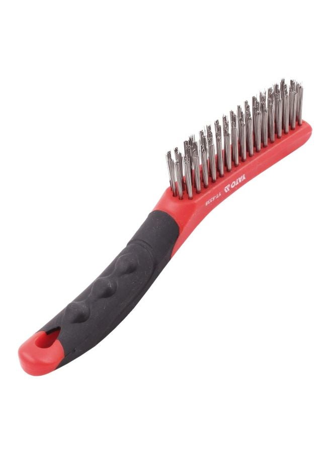 ياتو فرشاة بأسلاك ومقبض بلاستيكي برتقالي/أسود - Image 2