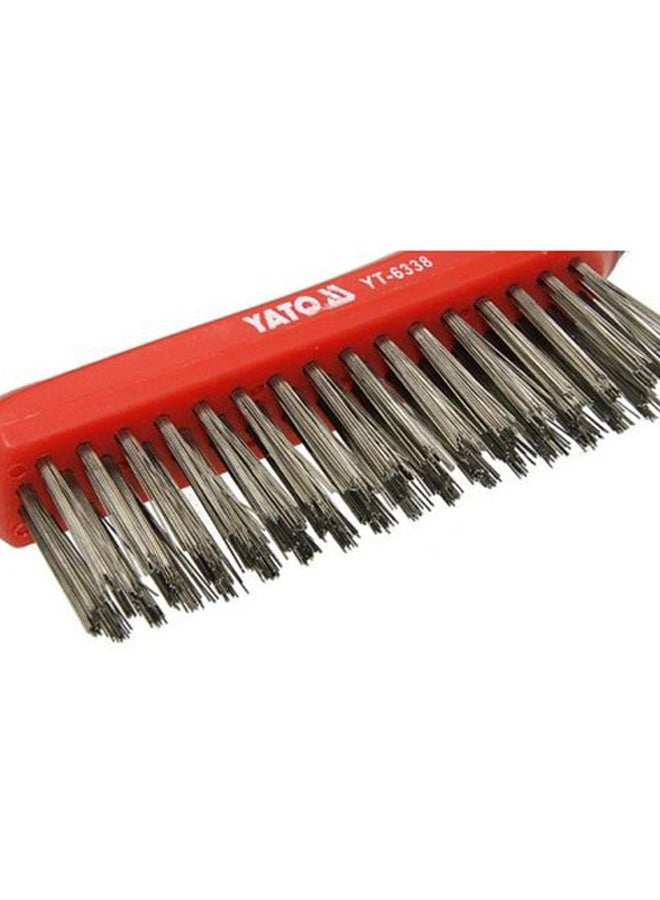 ياتو فرشاة بأسلاك ومقبض بلاستيكي برتقالي/أسود - Image 3