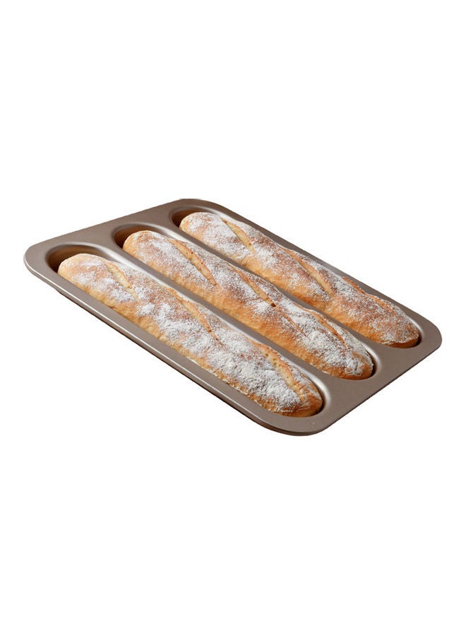 Generic - Baguette Pan Baking Tool Silver 32x38x3cm - Image 1
