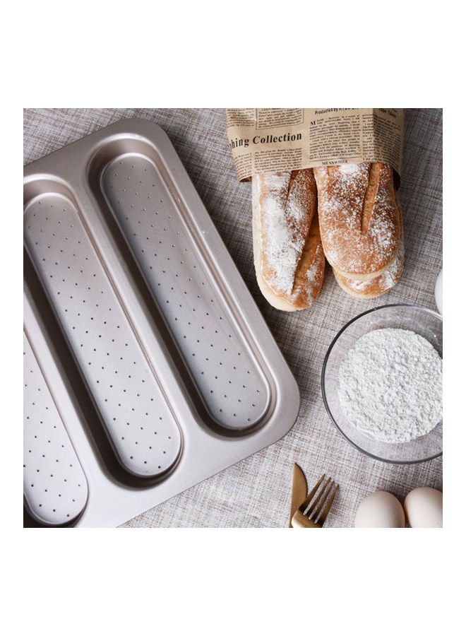 Generic Baguette Pan Baking Tool Silver 32x38x3cm  - Image 4