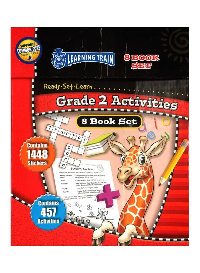 8 Set Grade 2 Activities Book Paperback English by Teacher Created Resources