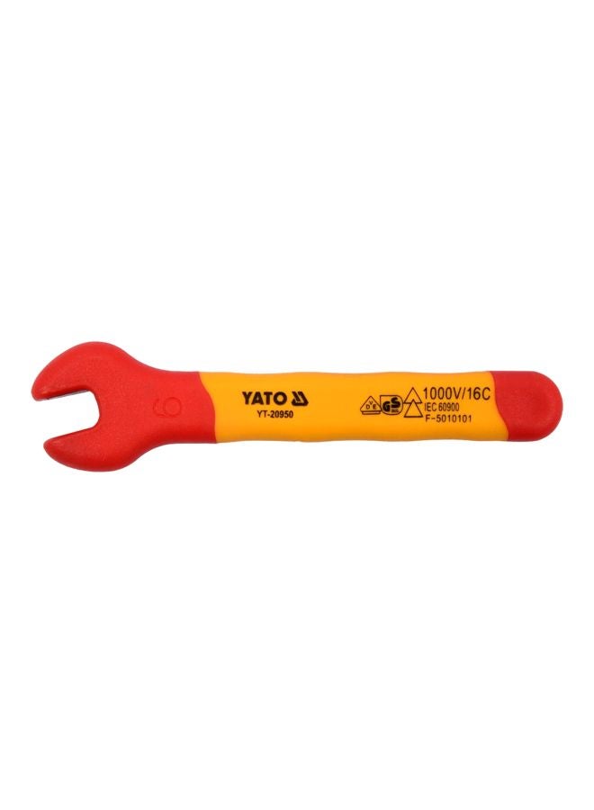Yato Insulated Open End Wrench 6mm VDE-1000V YT-20950 Yellow/Red  - Image 1