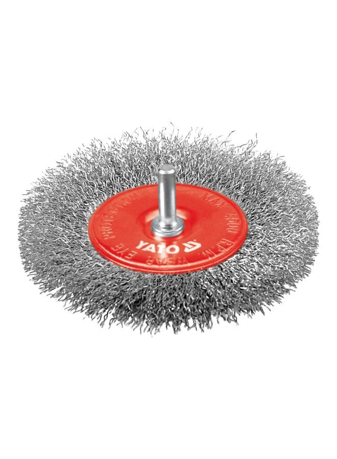 Yato Steel Wire Circular Brush Silver/Red