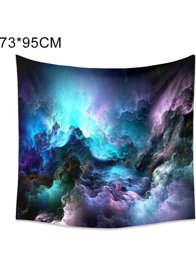 Fancy Cloud Mountain Wall Hanging Tapestry Multicolour 73 x 95cm - Image 1