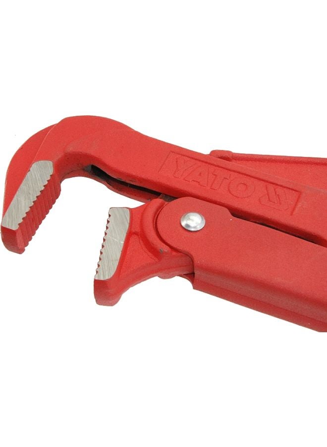 Yato Swedish Type Pipe Wrench 2 Red/Silver 2inch - Image 3