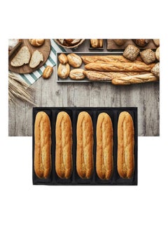 Non-Stick Baking French Baguette Bread Mold Pan Tray Black - v1622711218/N47953890A_2