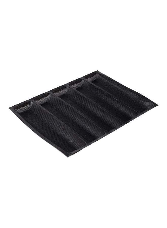 Generic Non-Stick Baking French Baguette Bread Mold Pan Tray Black  - Image 2