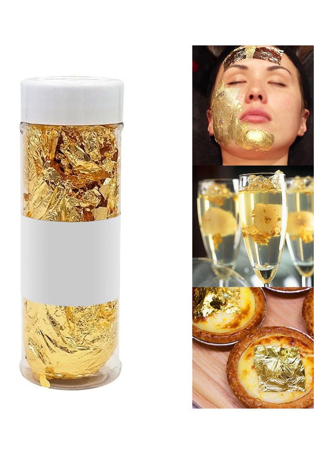 Generic 4-Piece Foil Food Dessert Cake Ice Cream Baking Decoration Paper Golden  - Image 2