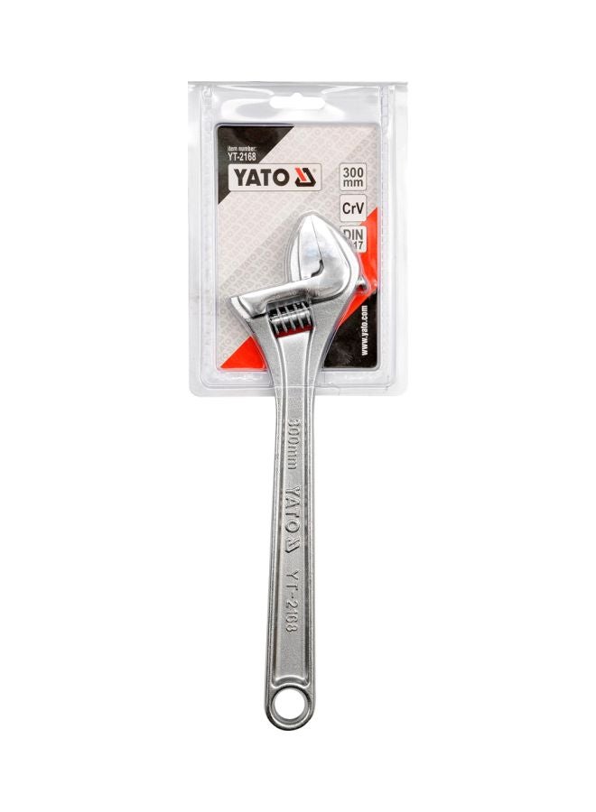 Yato Adjustable Wrench 300mm YT-2168 Silver 300mm - Image 2