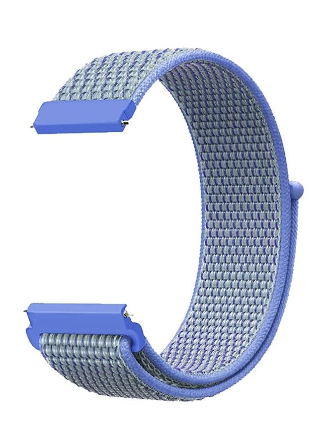 ICS Replacement Band For Samsung Galaxy Watch/Active 2/Gear S2 Classic 40/42/44 mm Lake Blue - Image 1