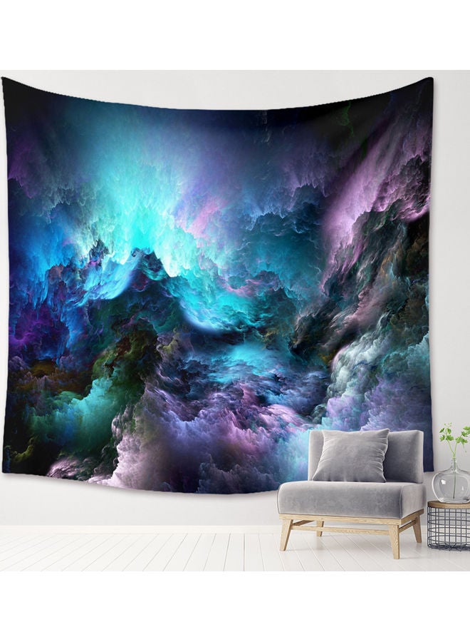Fancy Cloud Mountain Wall Hanging Tapestry Polyester Multicolour 130 X 150 X 1cm - Image 2