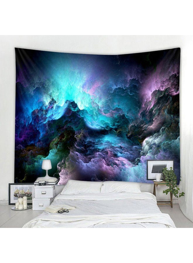 Fancy Cloud Mountain Wall Hanging Tapestry Polyester Multicolour 130 X 150 X 1cm - Image 3