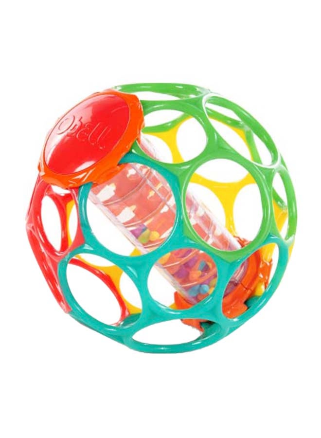 Oball - Rolli N Rainstick Rattle 15.24 x15.24 x15.24cm - Image 1
