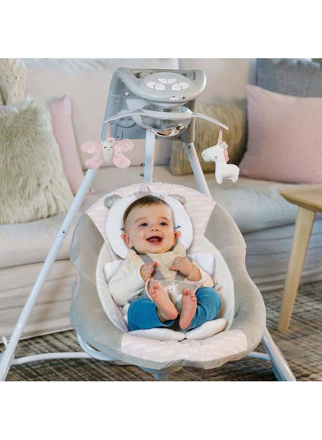 إنجنيونتي أرجوحة مهد فلورا يونيكورن للأطفال - Image 5