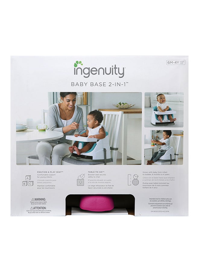 إنجنيونتي مقعد طعام بدعامة - وردي متوهج - Image 4