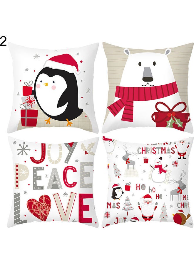 4-Piece Decorative Cushion Cover Multicolour