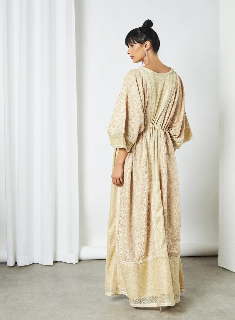 Si FASHION GALERIE Paisley Lace Kaftan