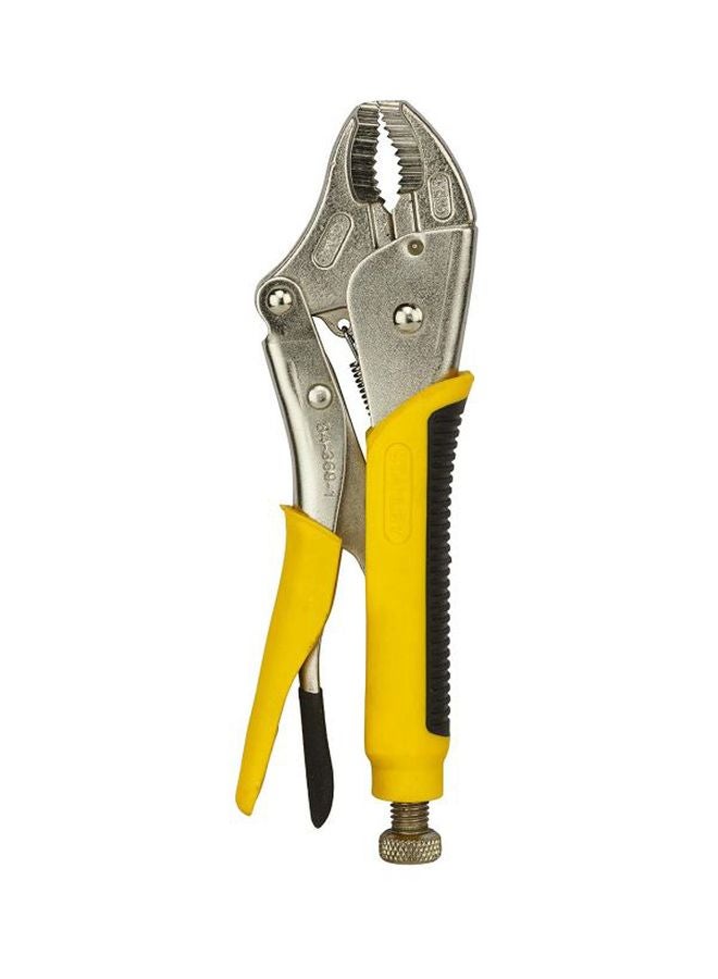 Stanley Pliers Locking 254mm Bimaterial Handle 84-369 Silver/Yellow/Black 254mm  - Image 2