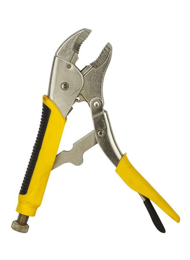 Stanley Pliers Locking 254mm Bimaterial Handle 84-369 Silver/Yellow/Black 254mm  - Image 3